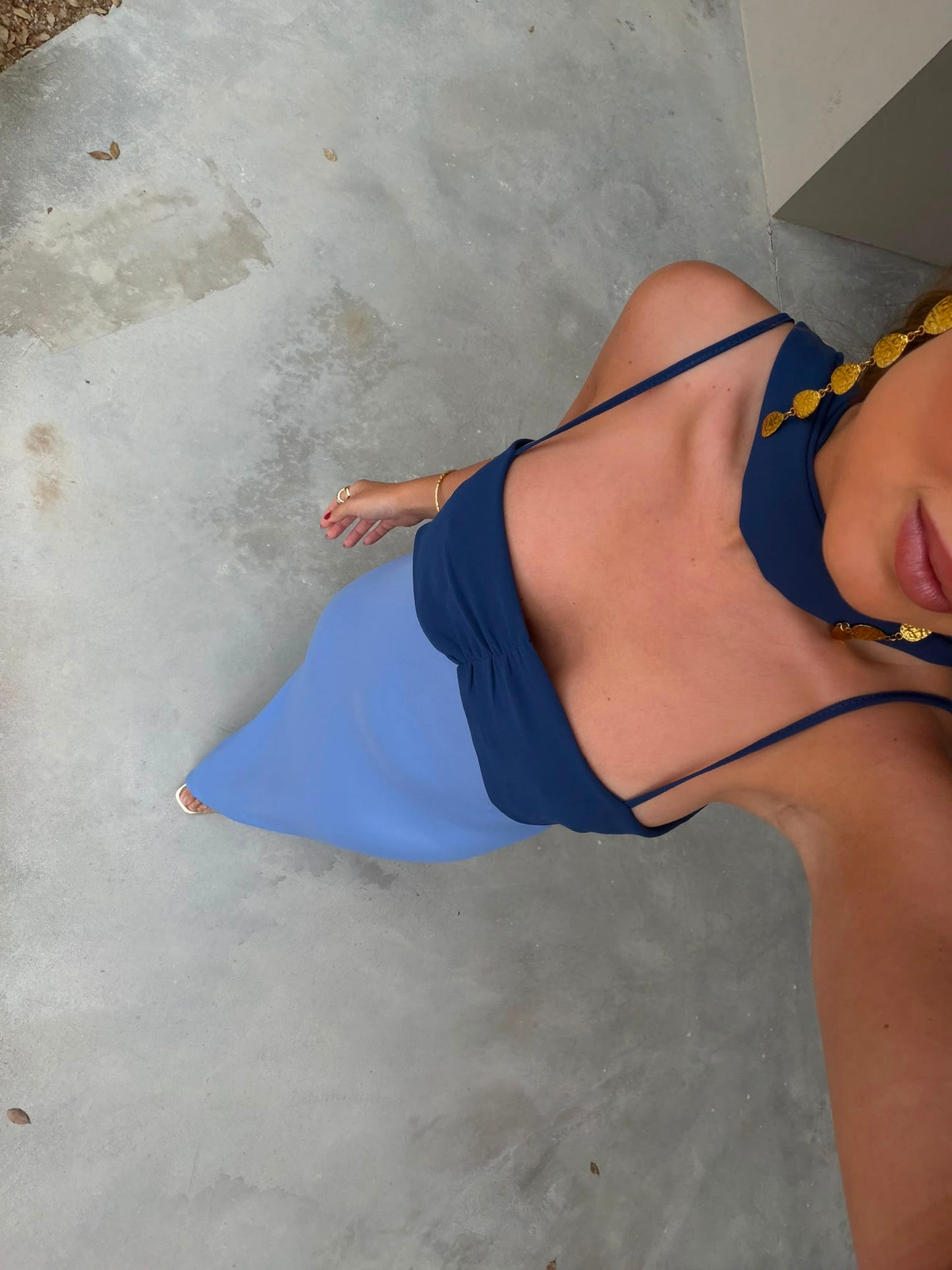 Vestido Zahara En Azul