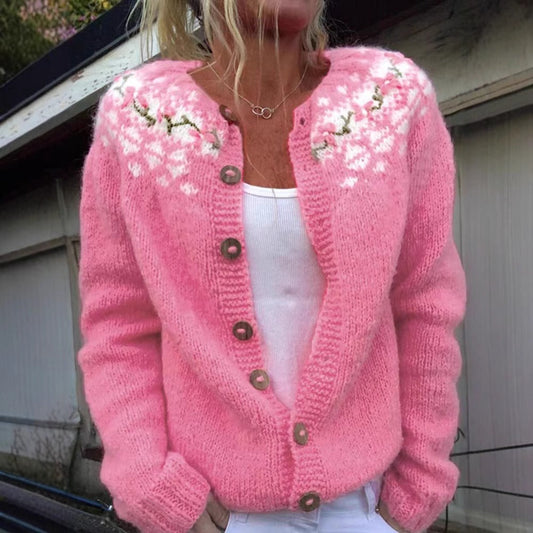 Vivian | Cardigan Islandais Vintage