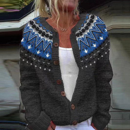 Jade | Cardigan Islandais Vintage