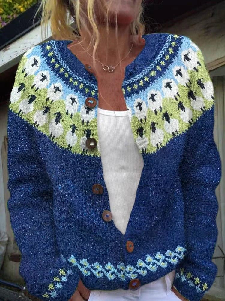 Sophie | Cardigan Islandais Vintage