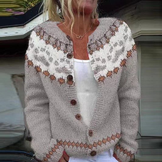 Emery | Cardigan Islandais Vintage