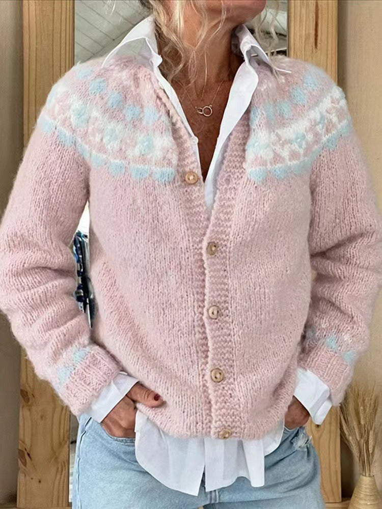 Sarah | Cardigan Islandais Vintage