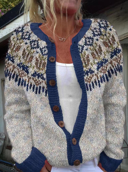 Hailey | Cardigan Islandais Vintage