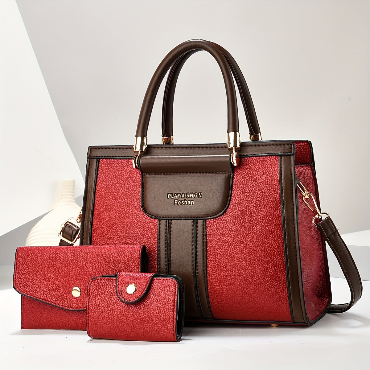 Norma - Conjunto de Bolsas de Tres Piezas Elegante