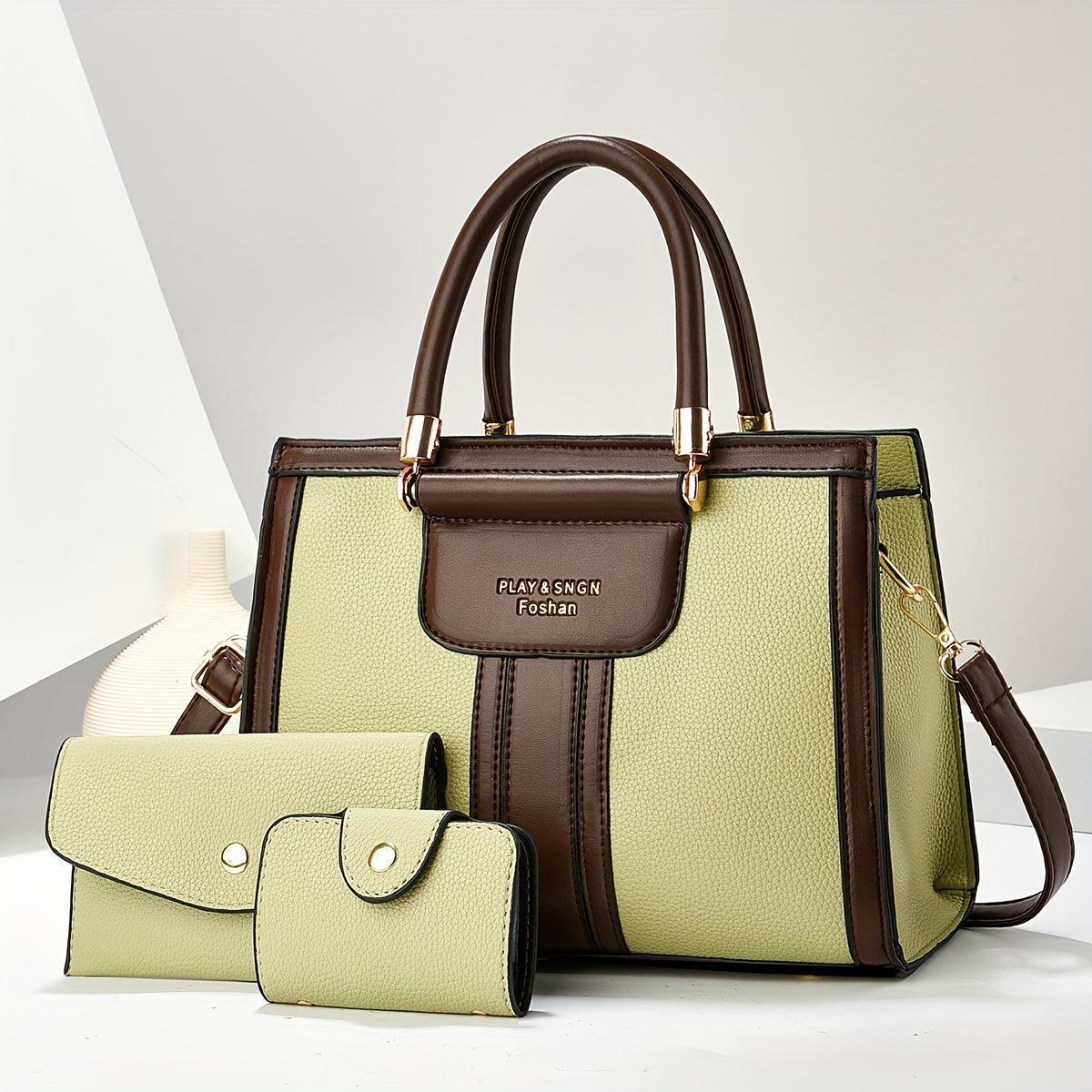 Norma - Conjunto de Bolsas de Tres Piezas Elegante