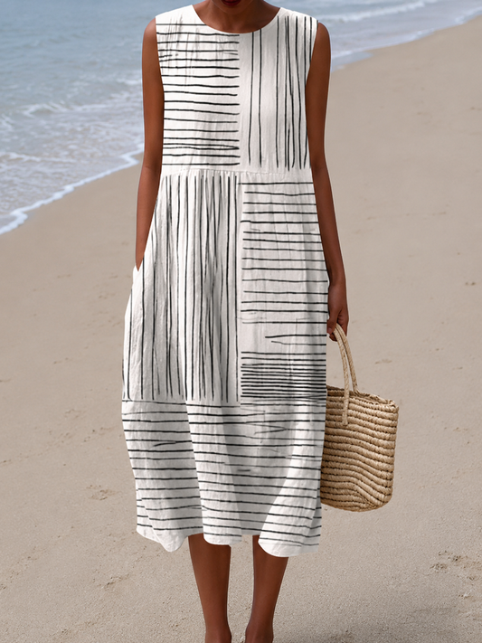 Rina™ Vestido Midi Estampado