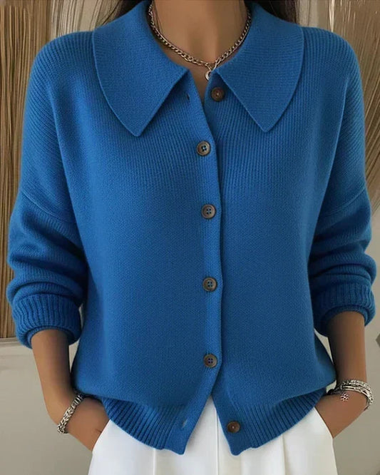 PAULINE™ | Cardigan col boutonné