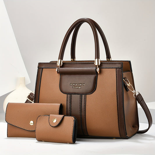 Norma - Conjunto de Bolsas de Tres Piezas Elegante