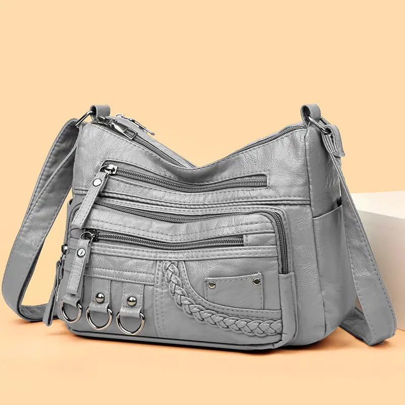 María - Bolso de hombro multibolsillos