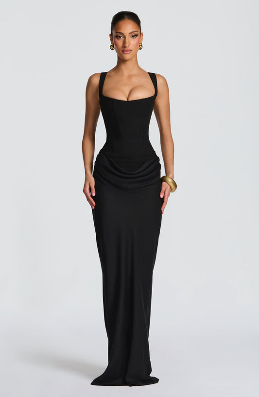 Vestido Largo Marielle - Negro