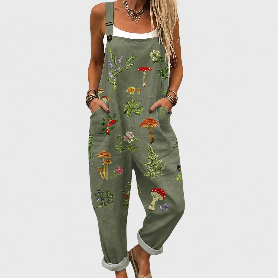 Mono cómodo con estampado