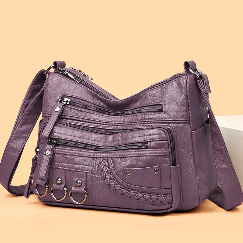 María - Bolso de hombro multibolsillos