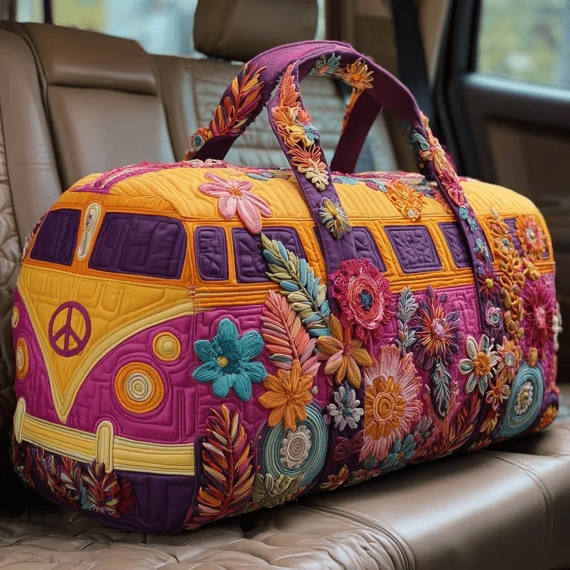 FLORAVANA | Sac polochon de voyage matelassé