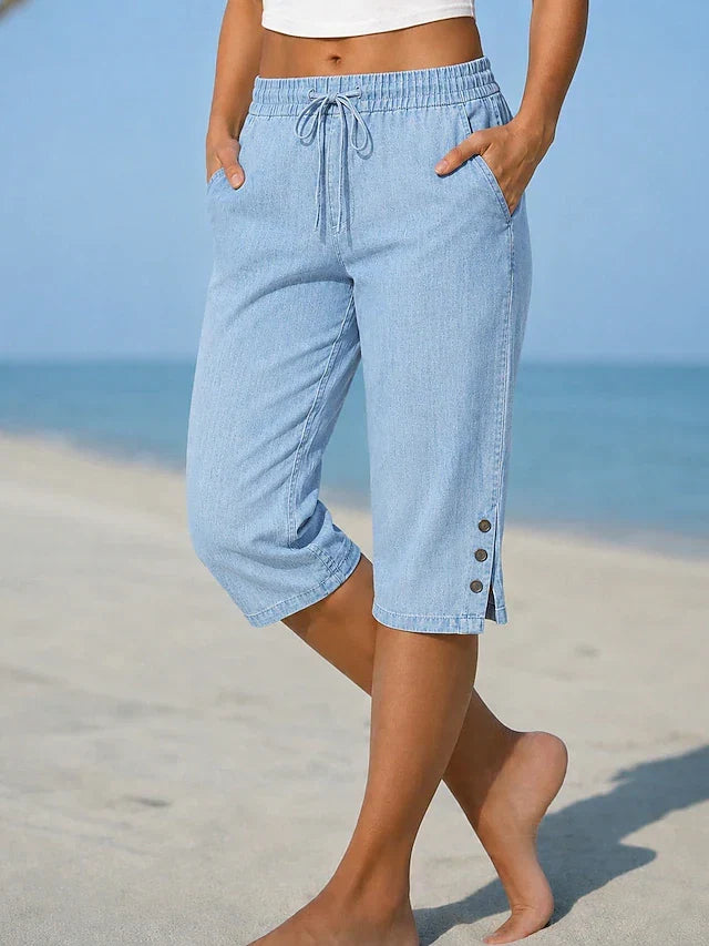 DELPHIA™ | Pantalones Capri a la Pantorrilla