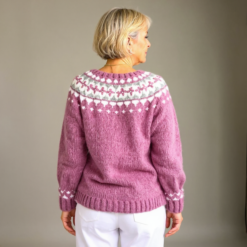 Maya | Cardigan Islandais Vintage