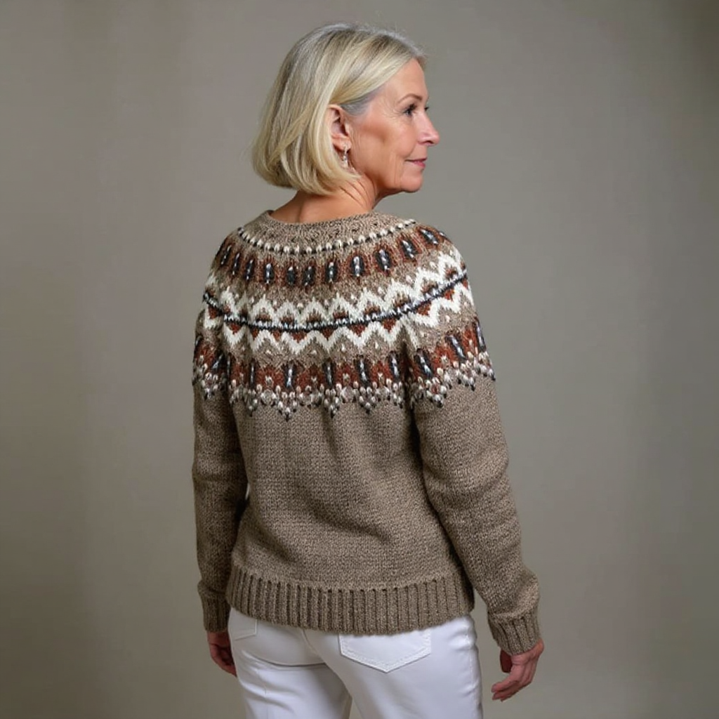 Adeline | Cardigan Islandais Vintage