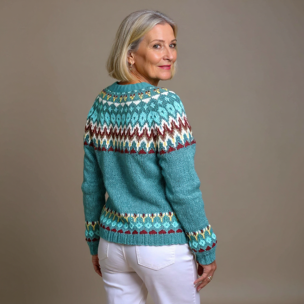 Serenity | Cardigan Islandais Vintage
