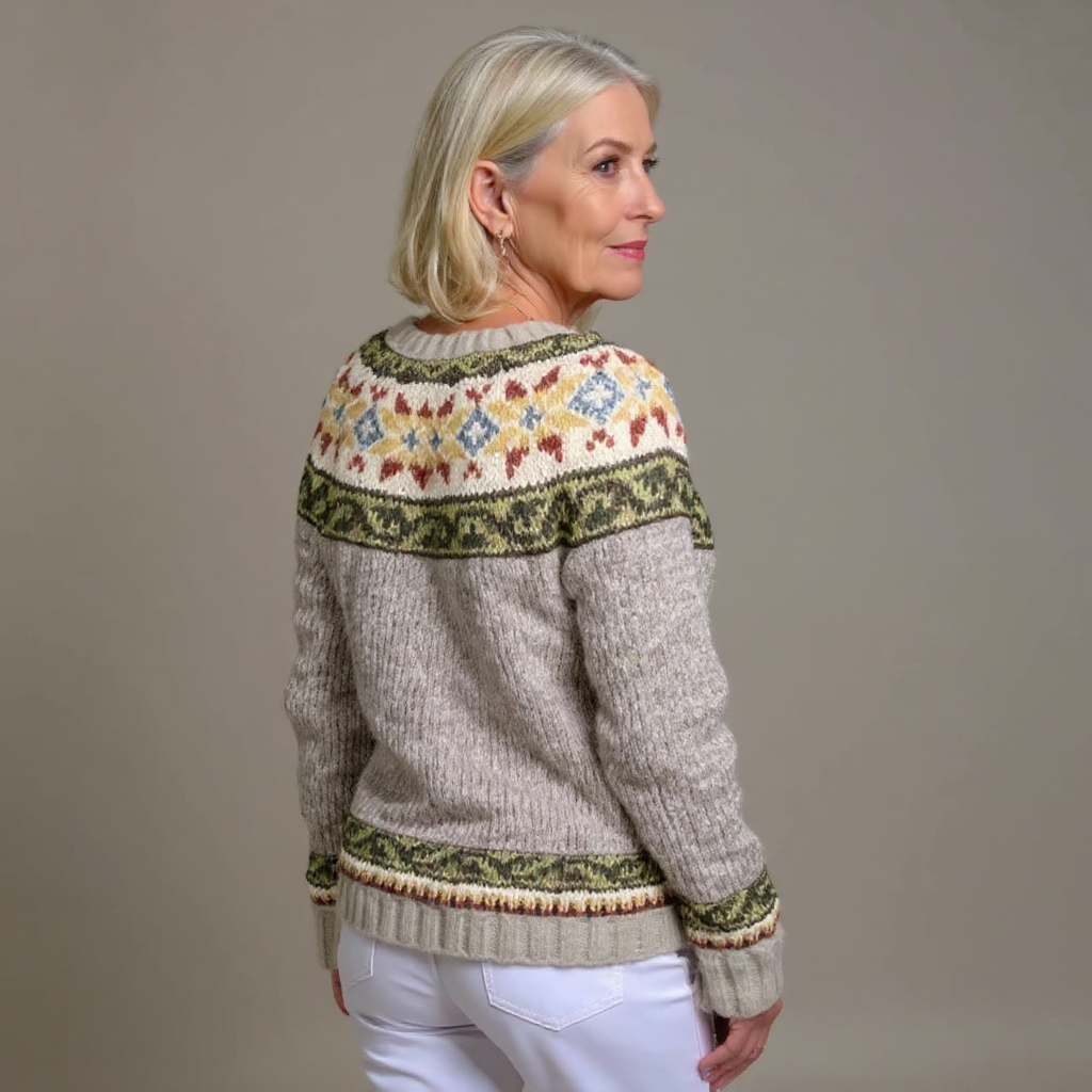 Autumn | Cardigan Islandais Vintage