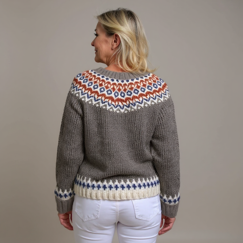 Gabriella | Cardigan Islandais Vintage