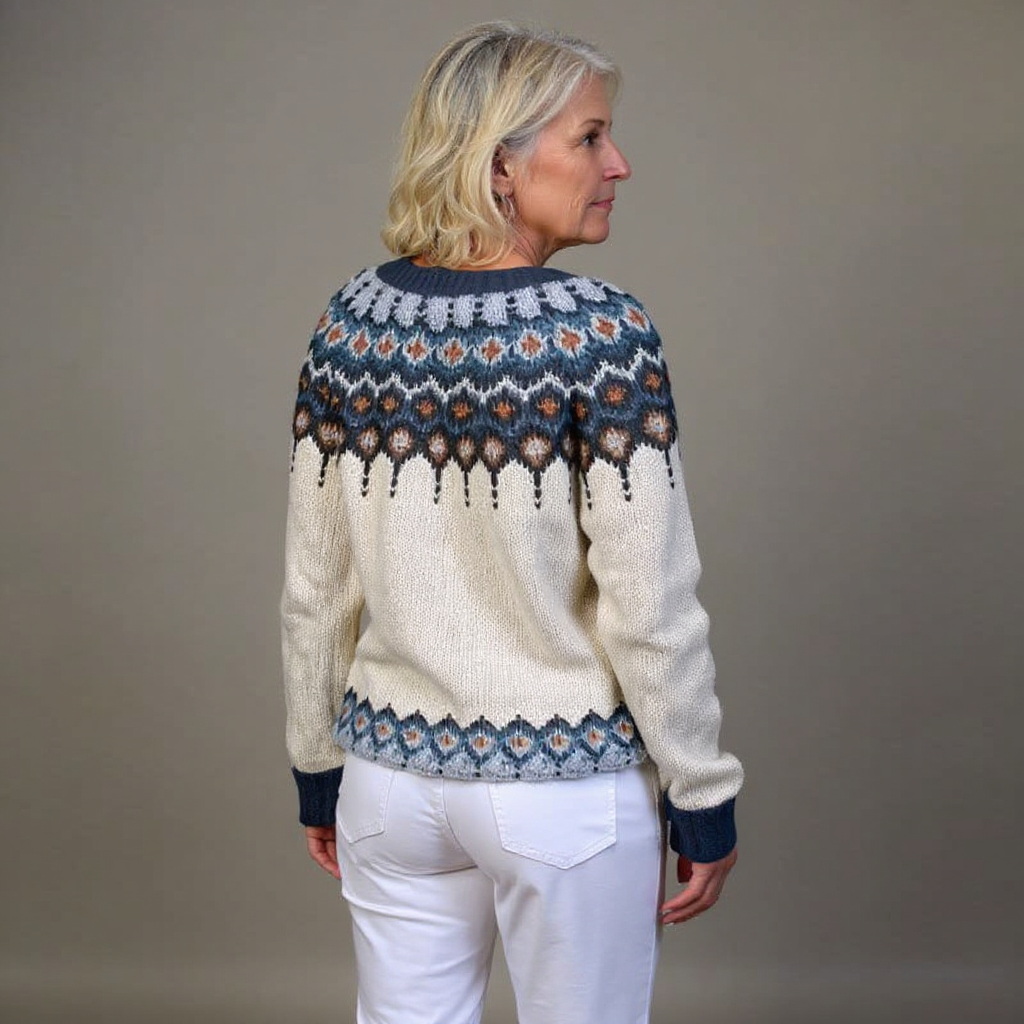 Kylie | Cardigan Islandais Vintage