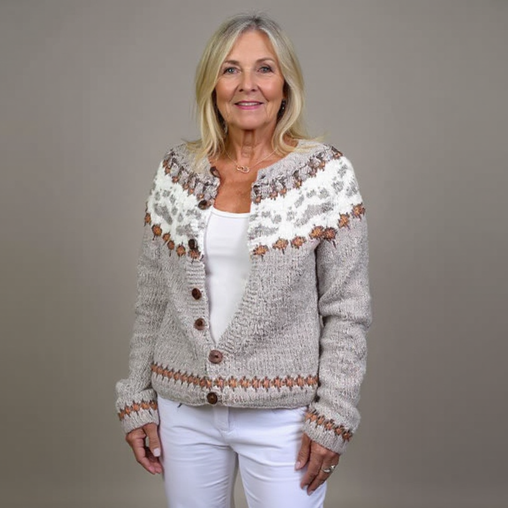 Emery | Cardigan Islandais Vintage
