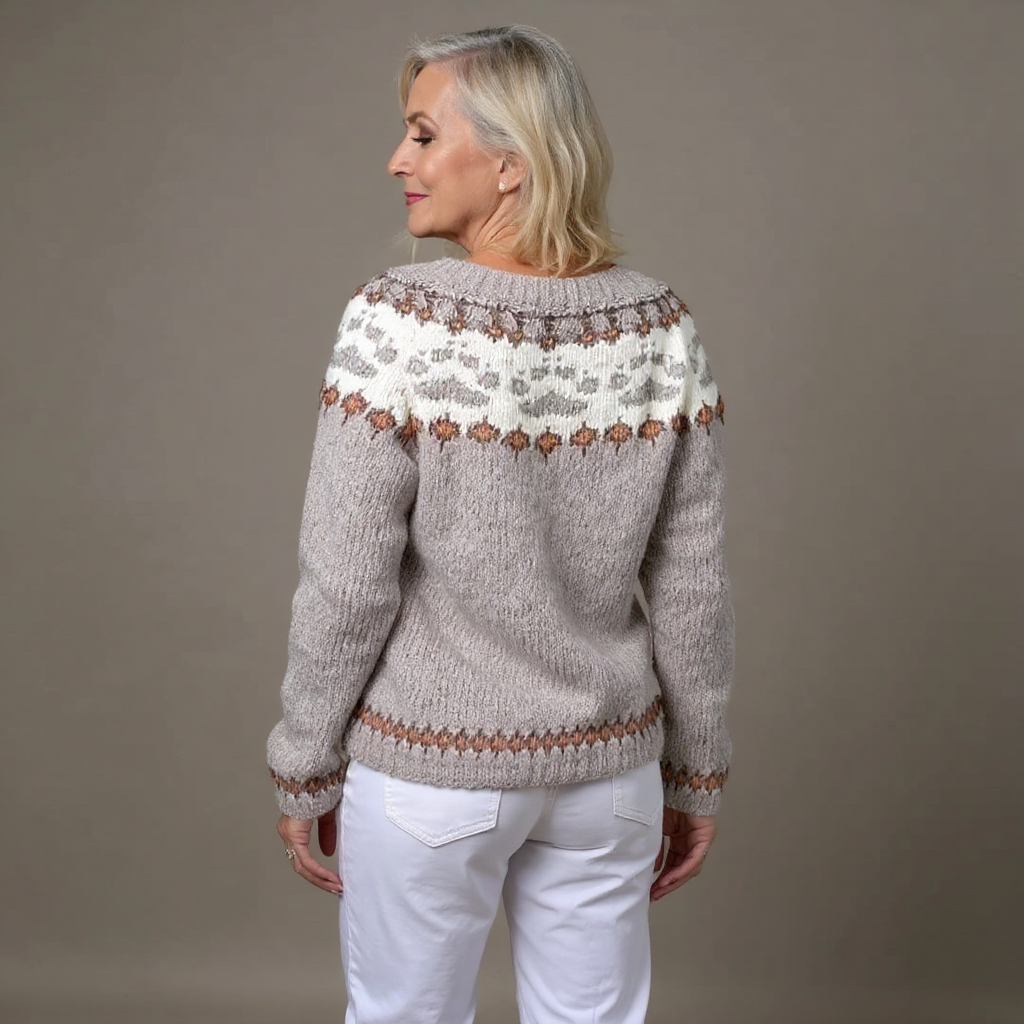 Emery | Cardigan Islandais Vintage