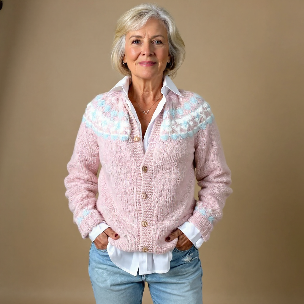 Sarah | Cardigan Islandais Vintage