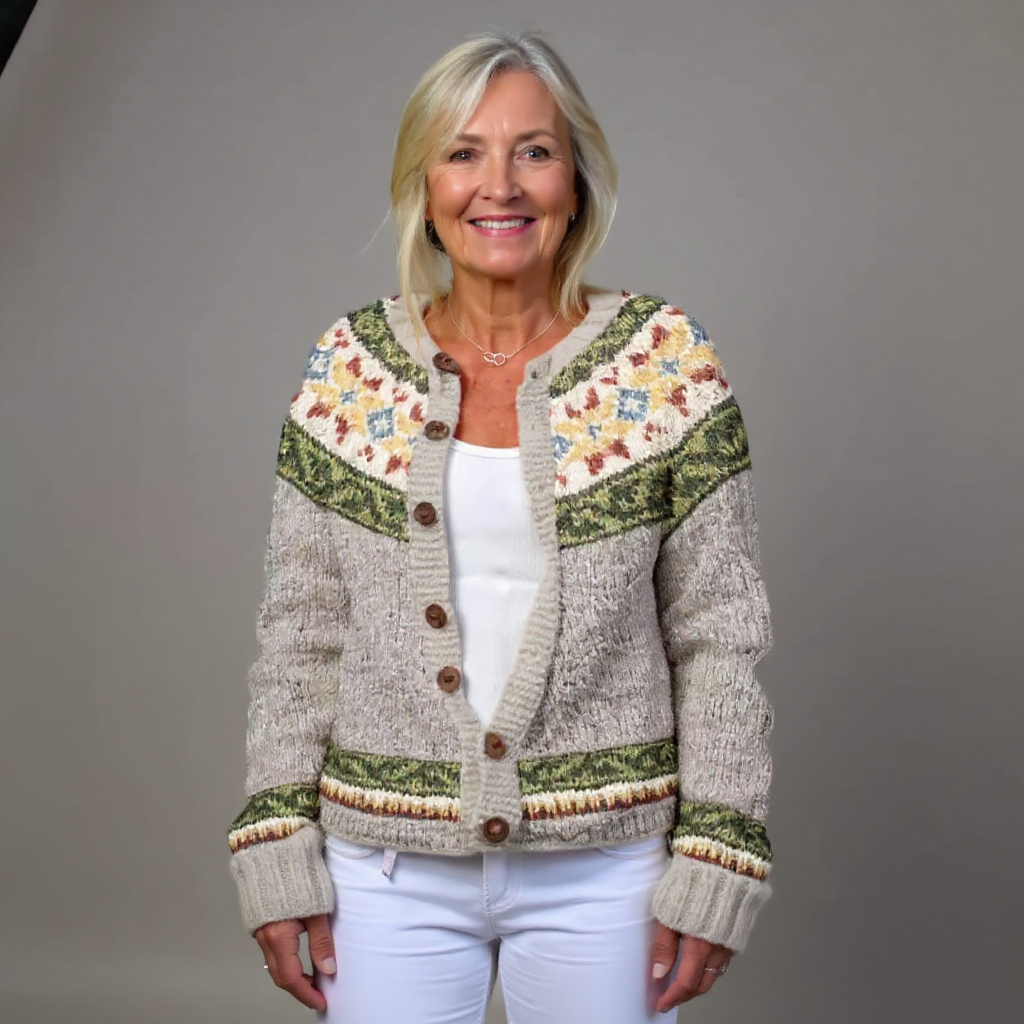 Autumn | Cardigan Islandais Vintage