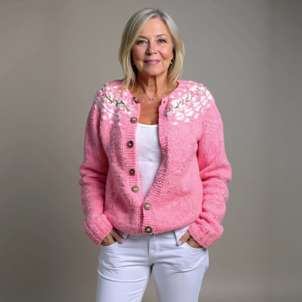 Vivian | Cardigan Islandais Vintage