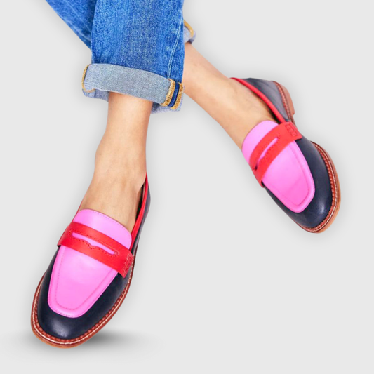 Mathilde | Mocassins en Couleurs Contrastées