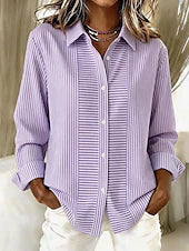 Noémie | Blouse Décontractée à Rayures