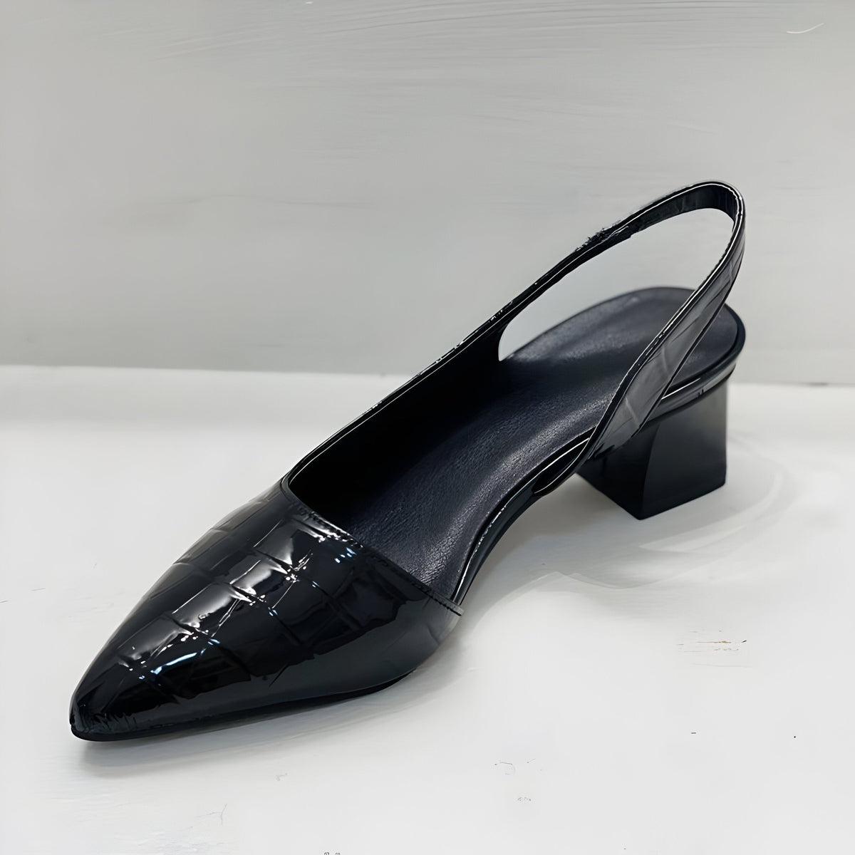 Nicole | Chaussures à Talon et Bout Large