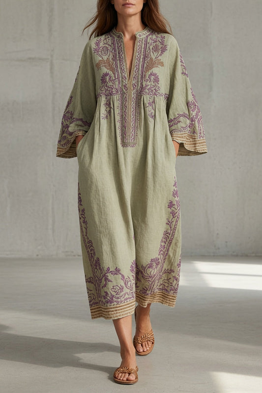 Elena | Robe Vintage Brodée