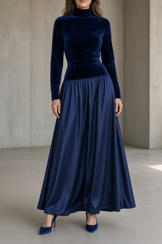 Vivien | Robe Longue en Velours