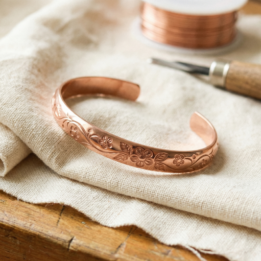 Pulsera de cobre Bloom