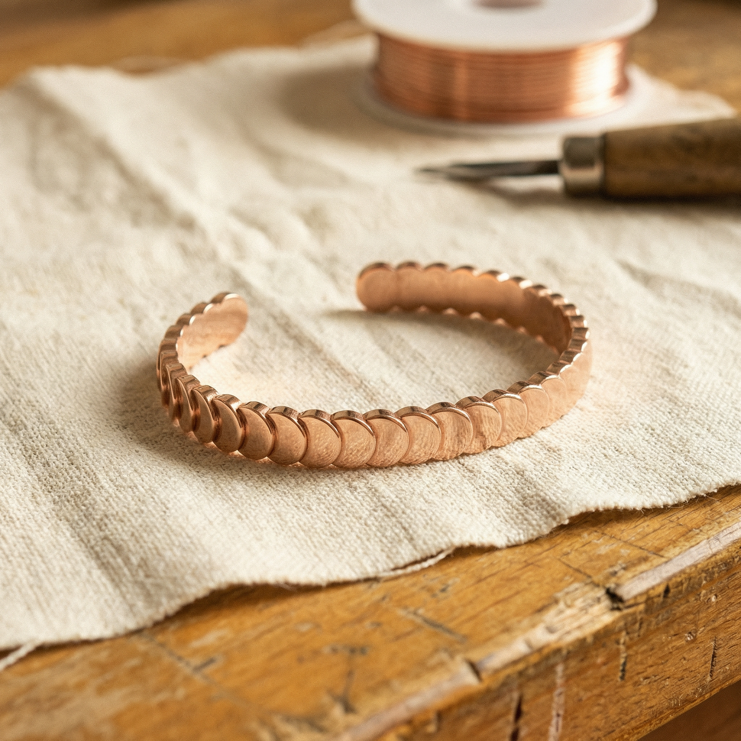 Pulsera de cobre Tide