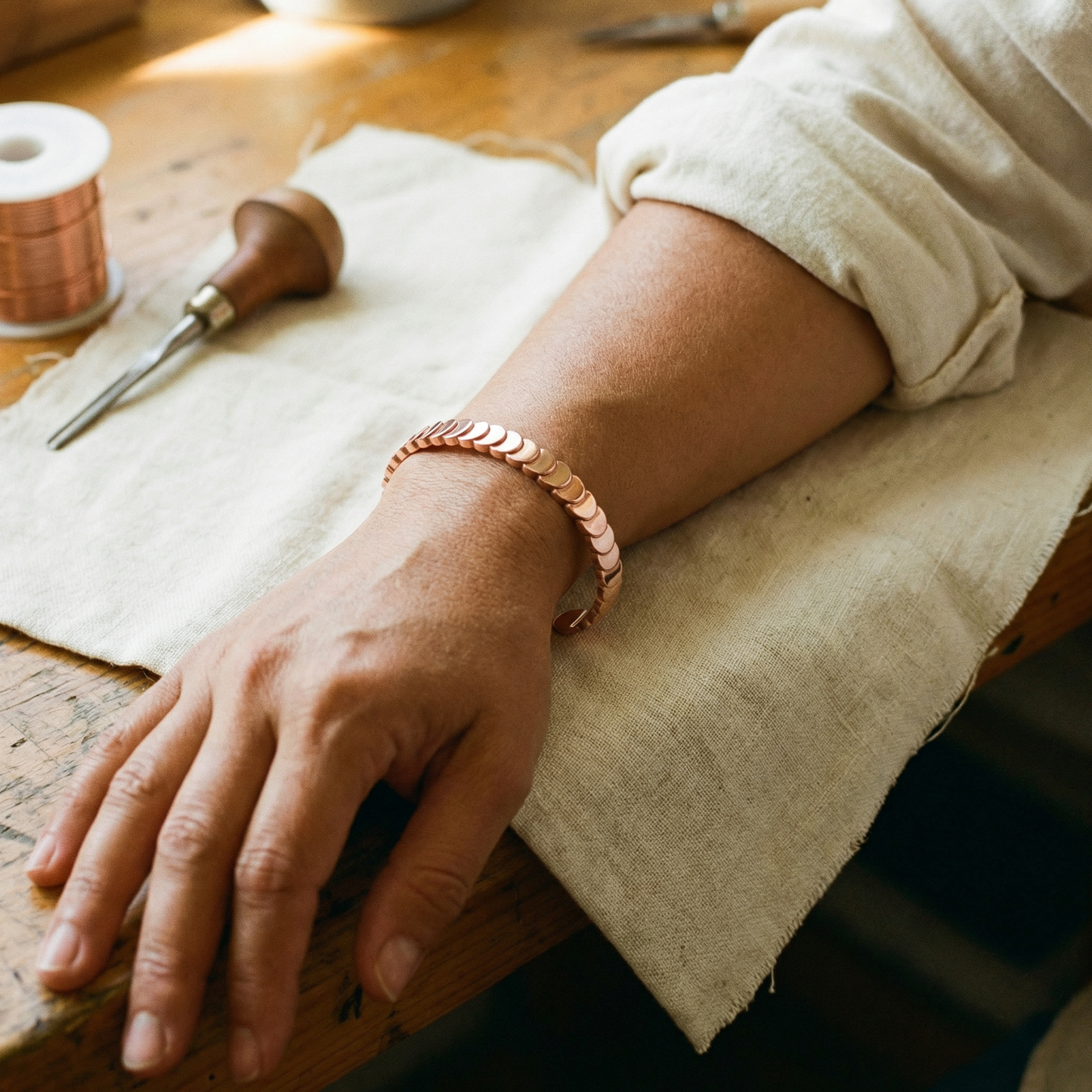 Pulsera de cobre Tide