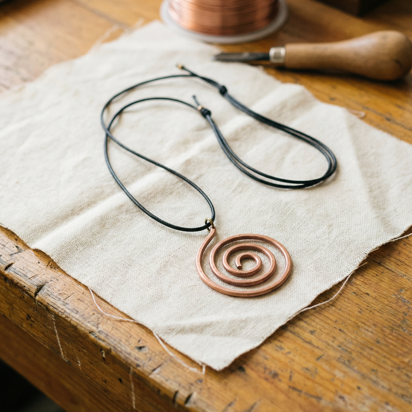 Collar de cobre Mesa