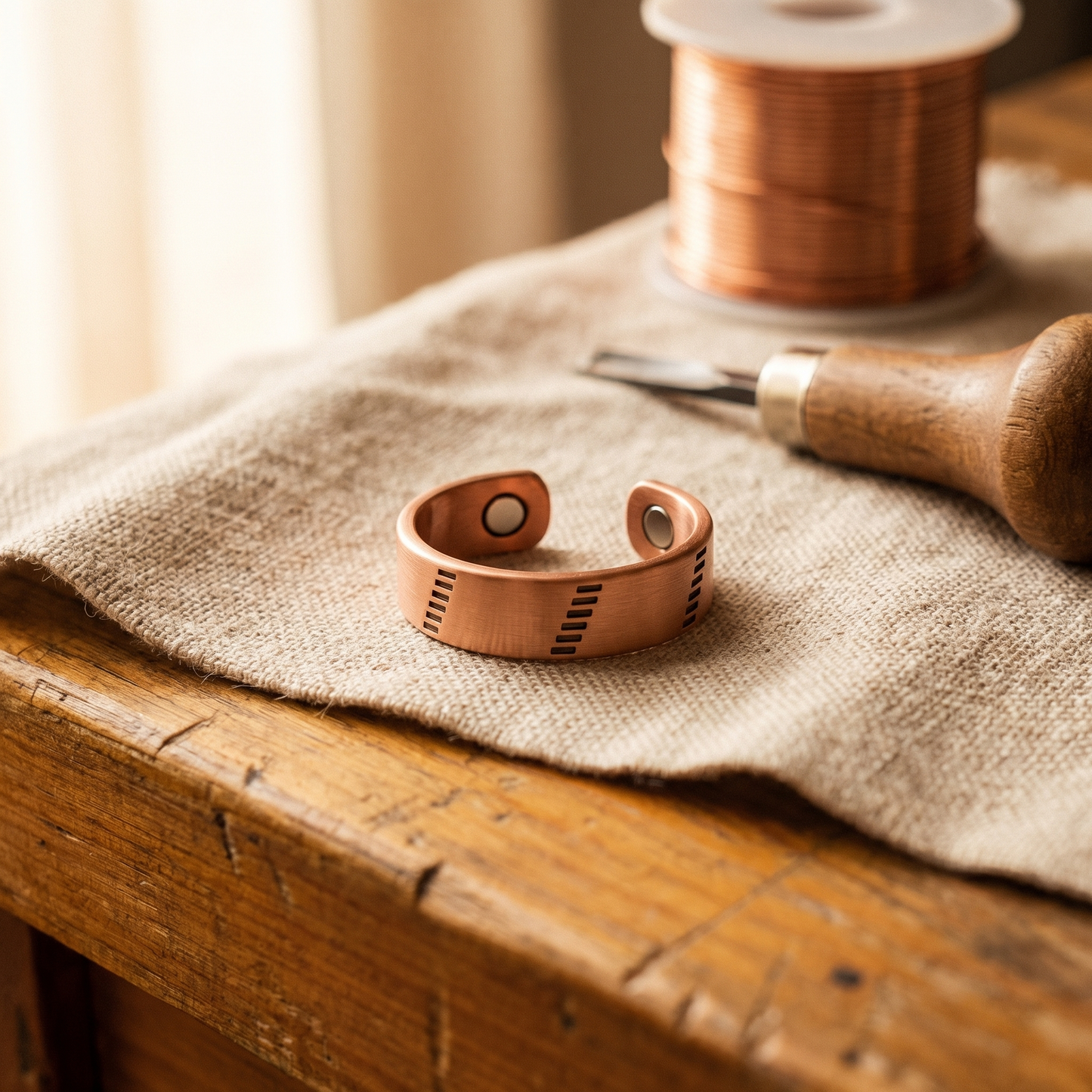 Anillo de cobre Hearth