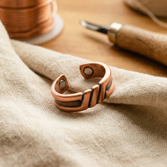 Anillo de cobre de turba