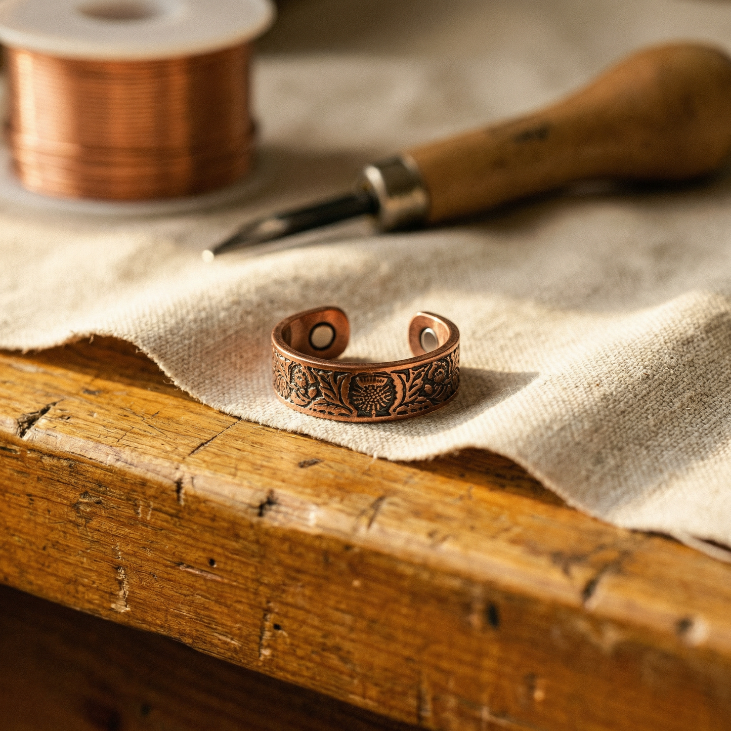 Anillo de cobre Bole