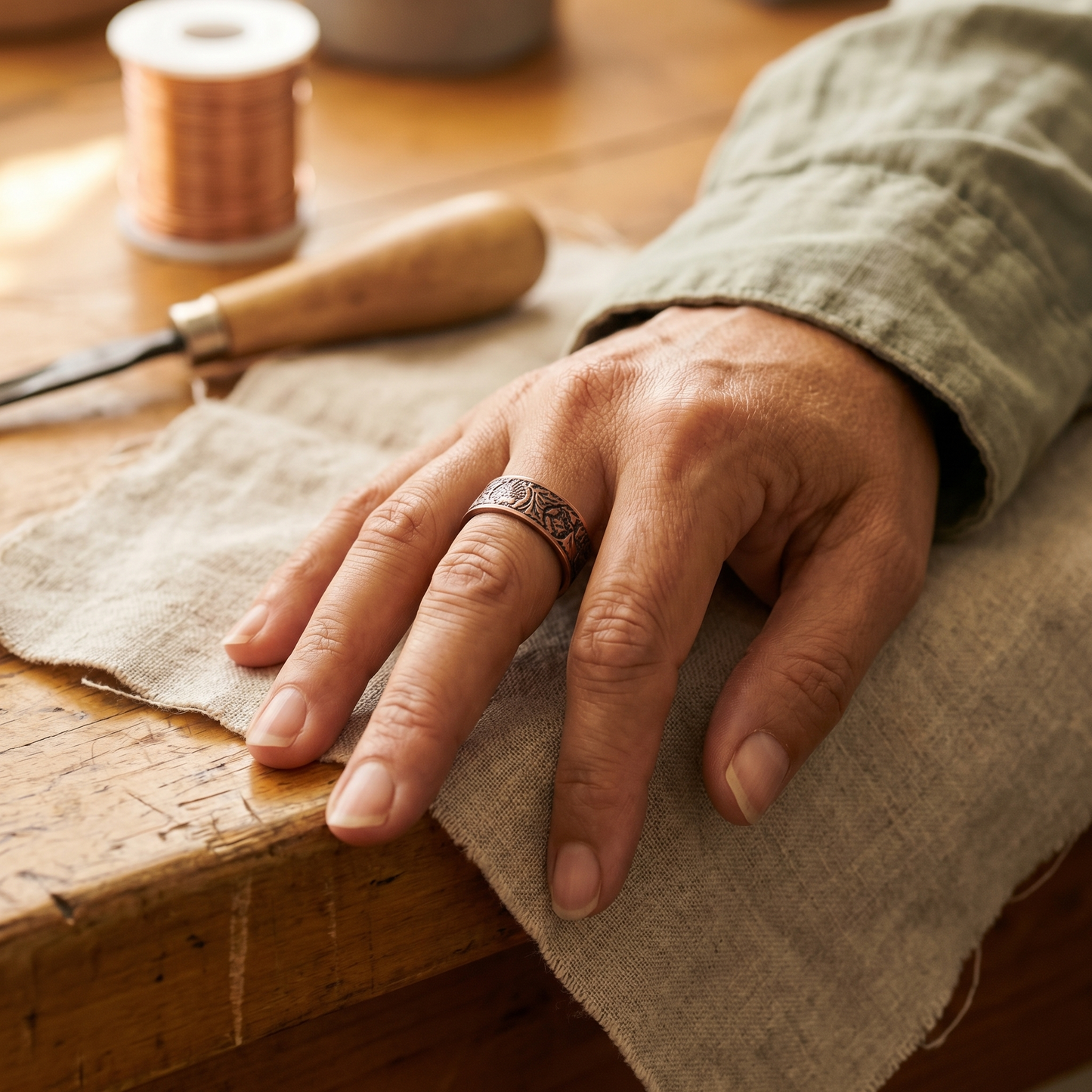 Anillo de cobre Bole