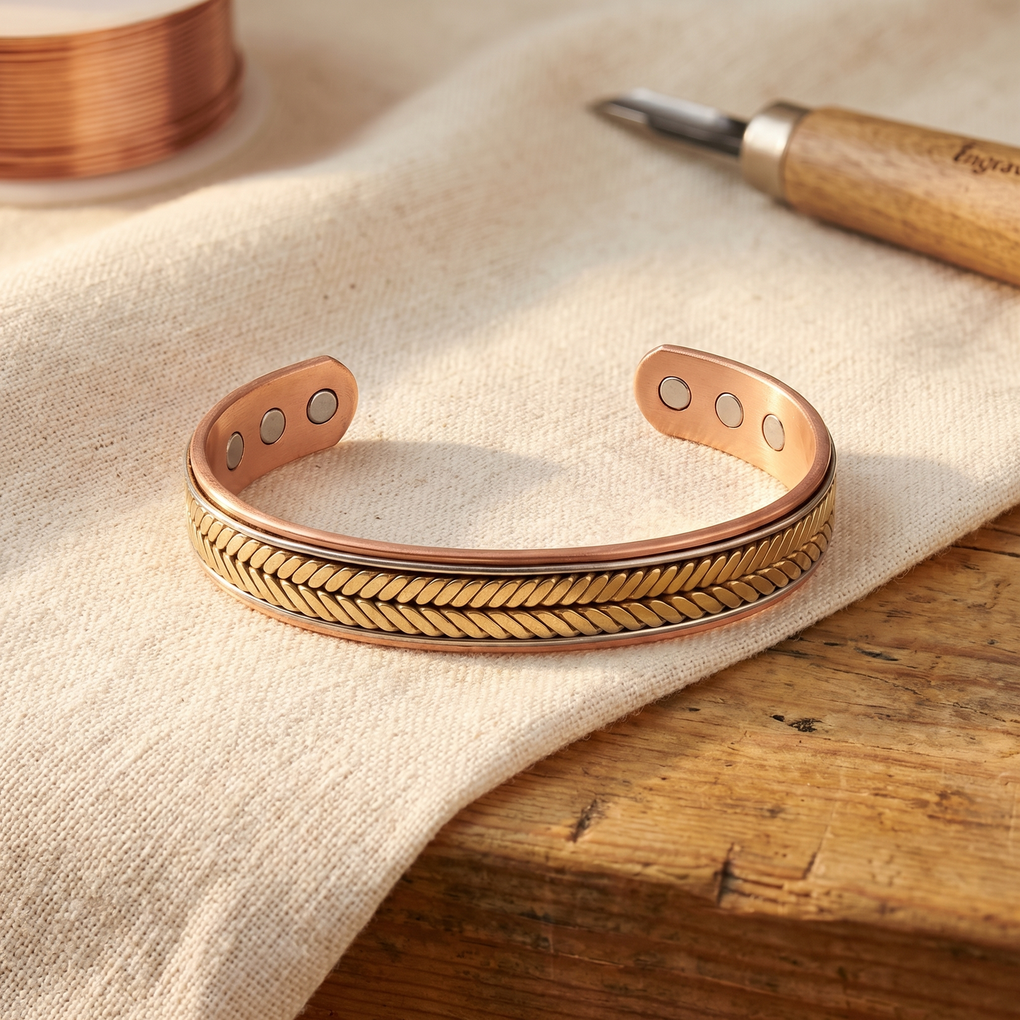 Pulsera de cobre Harvest