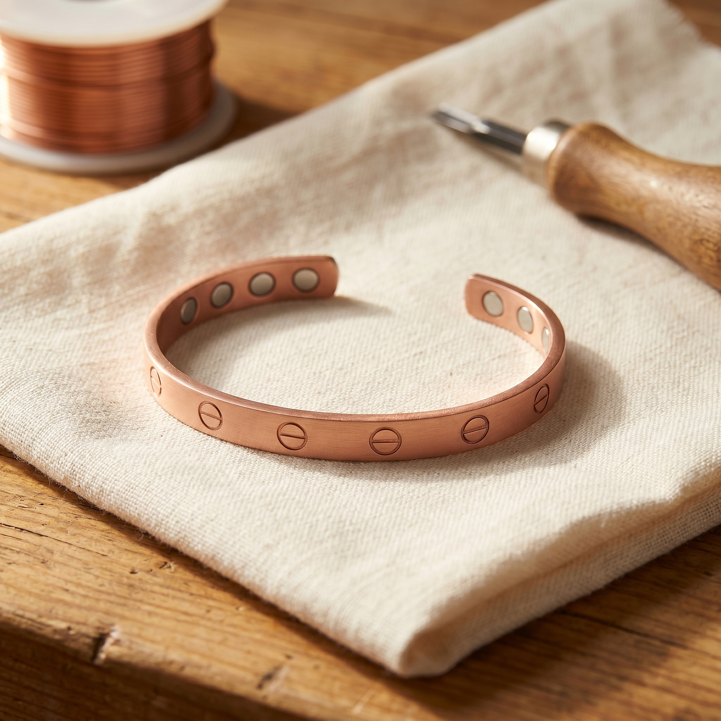 Pulsera de cobre Bolt