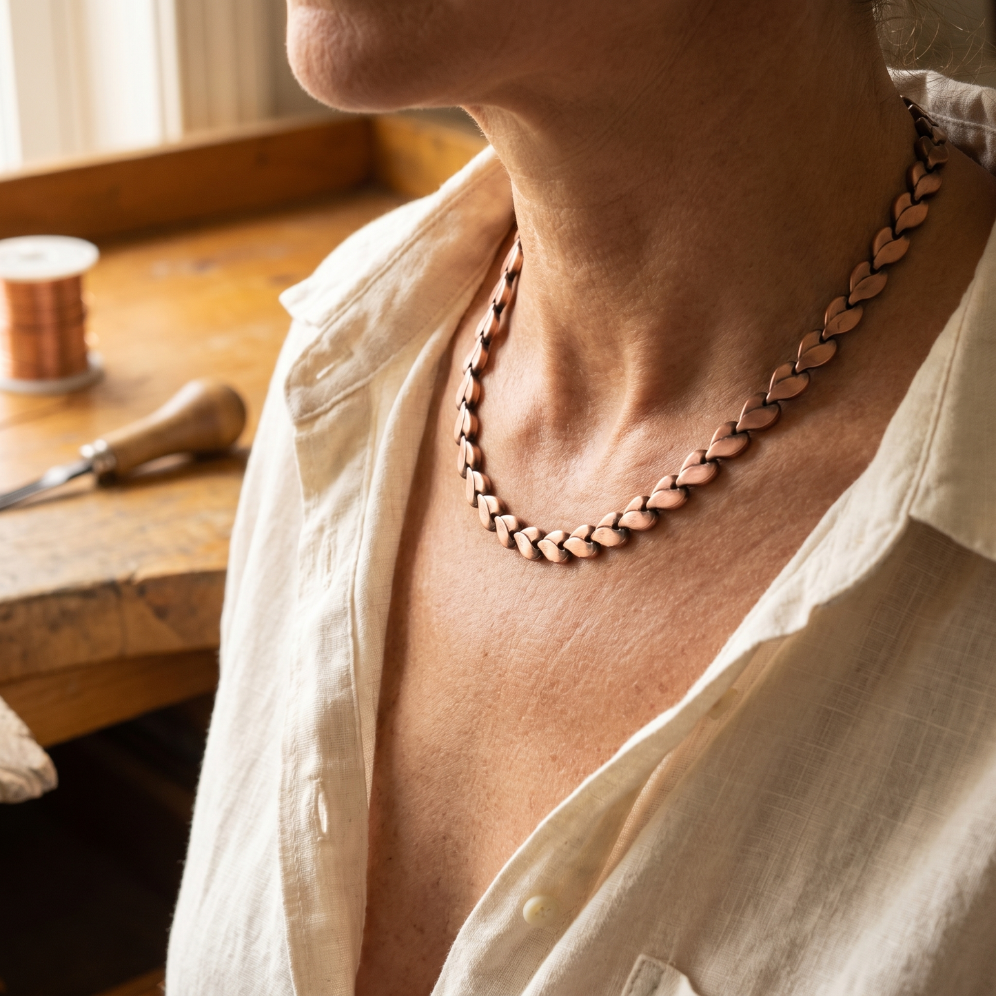 Collar de cobre Briar