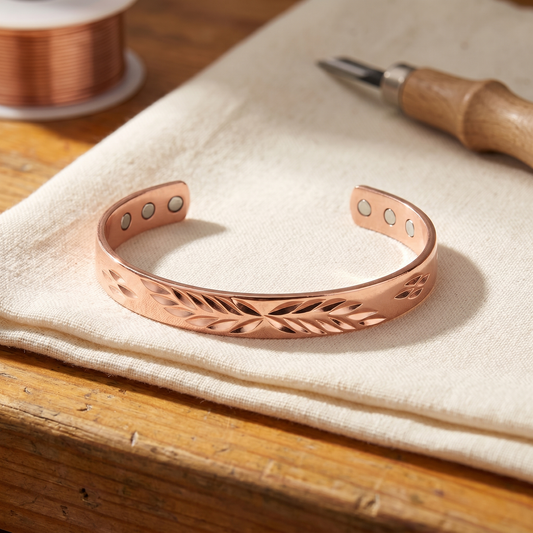 Pulsera de cobre lunar