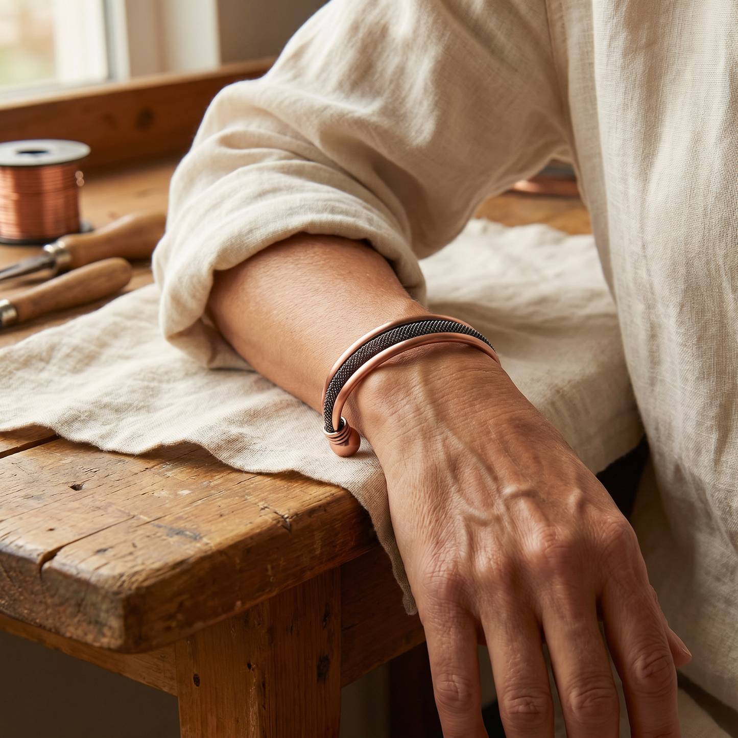 Pulsera de cobre Cairn