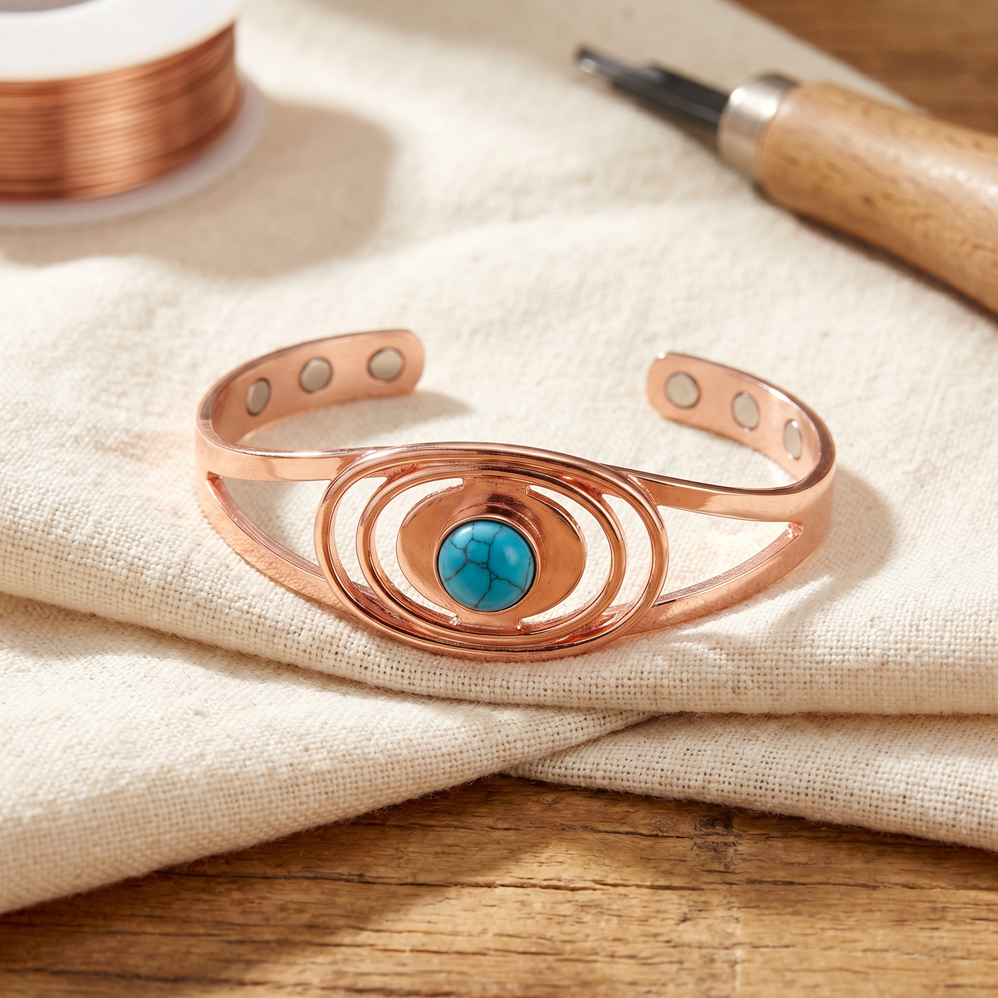 Pulsera de cobre de Sedge
