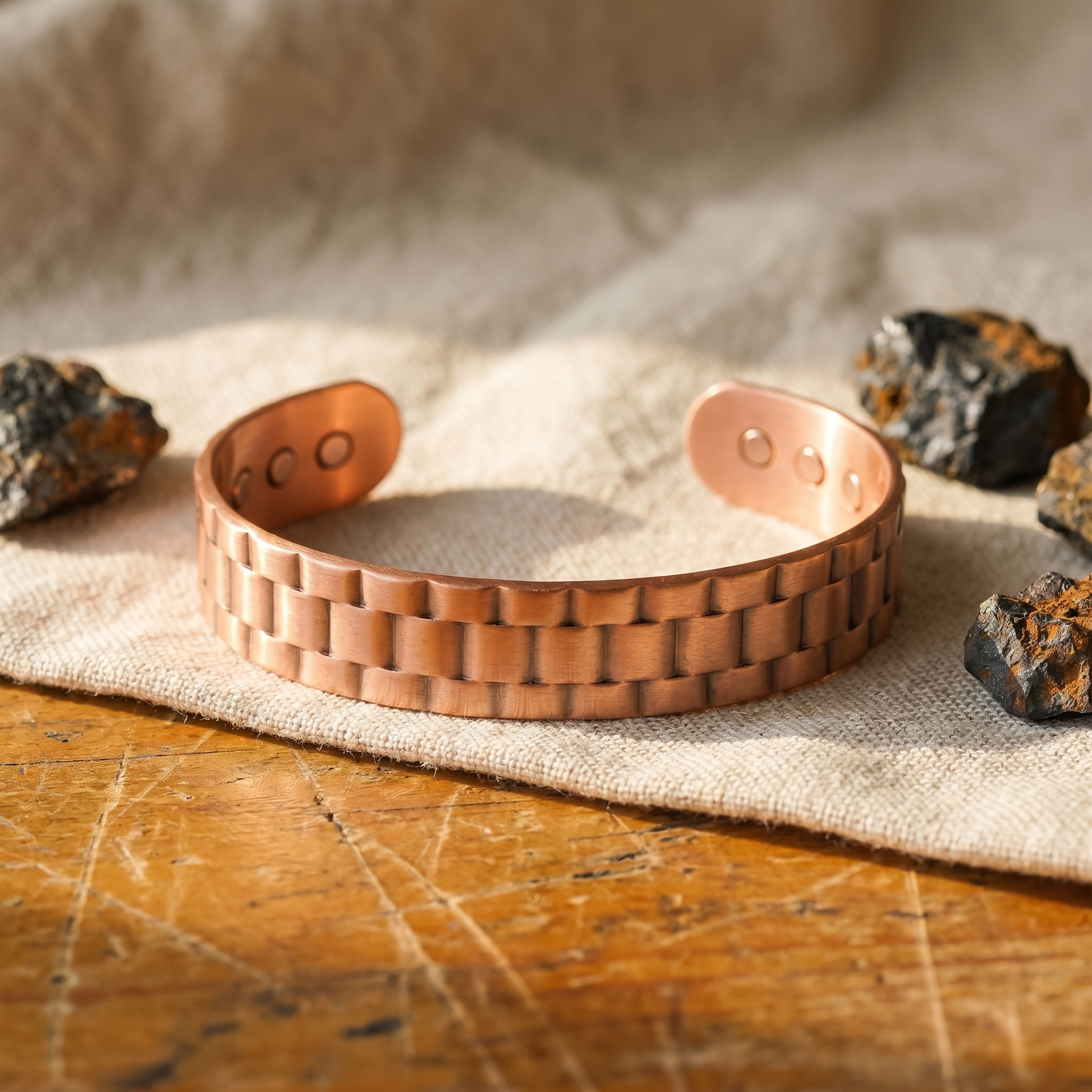 Pulsera de cobre para hombre Ore