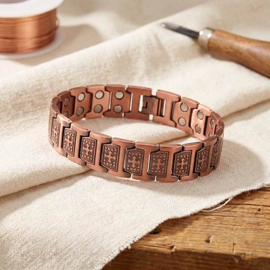 Gale Pulsera de cobre para hombres